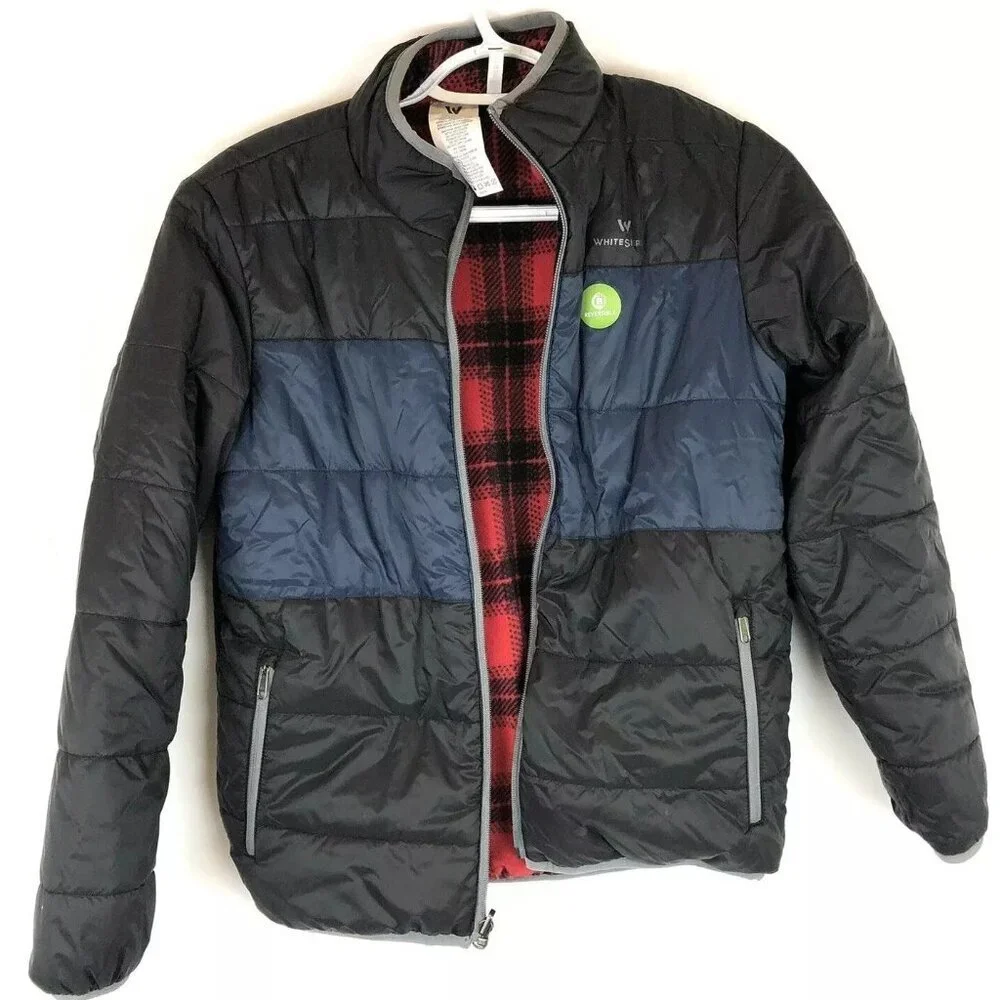 White Sierra Boy’s Size L Reversible Coat Red/Blue